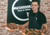 Mushrooms pizza&kebab