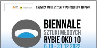 BIENNALNE SZTUKI MŁODYCH RYBIE OKO 10 6.10-31.12.2022
