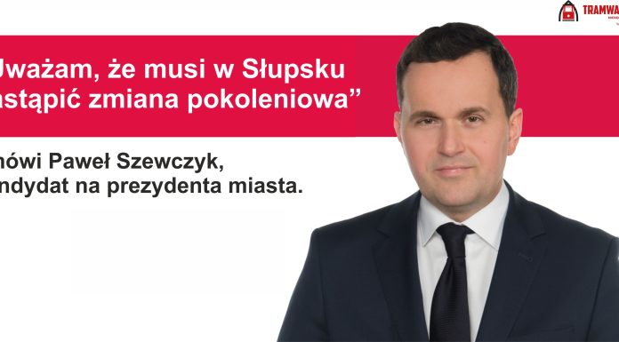 Rozmowa z Pawłem Szewczykiem. W Radzie Miasta zasiada 18 lat. Obecnie kandyduje na stanowisko prezydenta Słupska