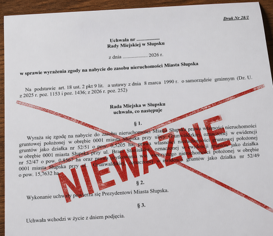 Słupsk rezygnuje z zakupu działki pod halę. Decyzja po niekorzystnych badaniach gruntu