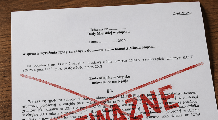 Słupsk rezygnuje z zakupu działki pod halę. Decyzja po niekorzystnych badaniach gruntu