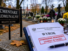 Sąd unieważnił regulamin cmentarzy w Słupsku. Rada Miejska przekroczyła swoje kompetencje