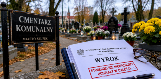 Sąd unieważnił regulamin cmentarzy w Słupsku. Rada Miejska przekroczyła swoje kompetencje