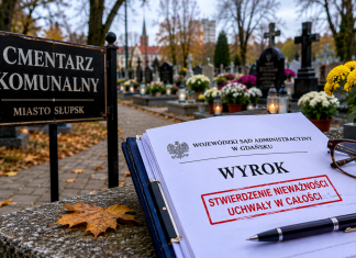 Sąd unieważnił regulamin cmentarzy w Słupsku. Rada Miejska przekroczyła swoje kompetencje